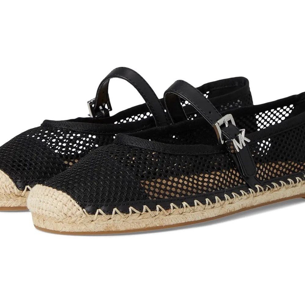 Michael Kors Black Mesh Espadrilles - Picture 4 of 5